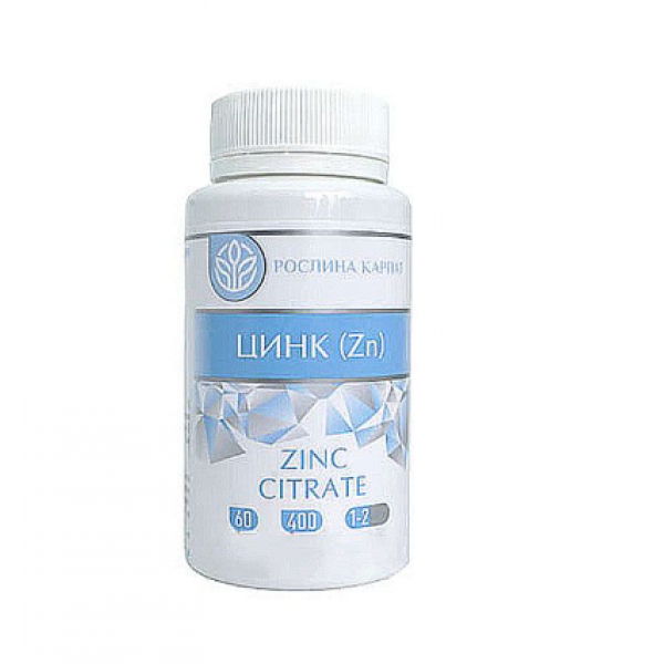 Цинк (Zn) 60 кап Рослина Карпат