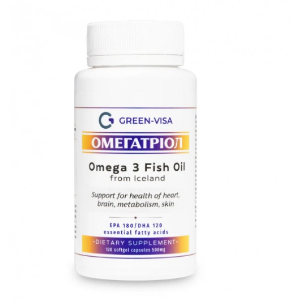 Капсули Омегатріол Грінвіт 120 шт