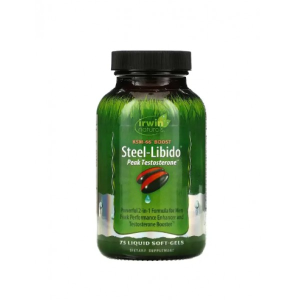 Вітаміни для підвищення тестостерону та лібідо чоловіків, Irwin Naturals, 75 капсул